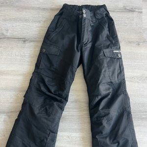 Youth black ski pants